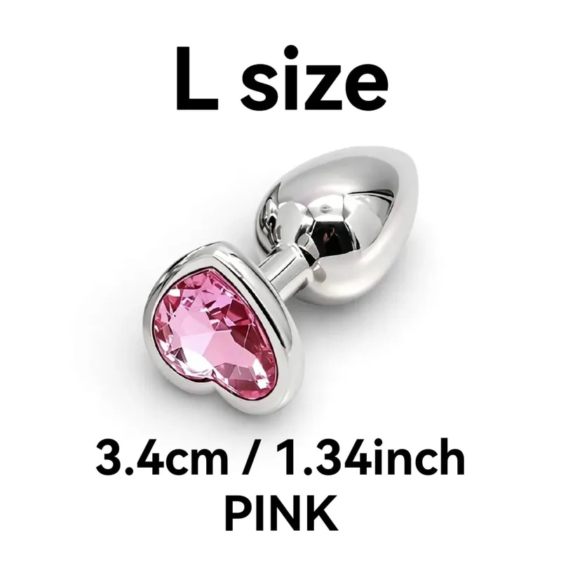 Metal Anal Plug Jewelry Base Beginner To Expert 5 Size Butt Plug Adult Toys Tail Female/Male Dildos Sex Toys Couples Adults Game