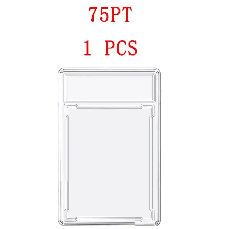 35/55/75/100PT Trading Cards Slab Label Grade Baseball Star Card Sleeves Protector Acrylic Hard Plastic Game Grade PTCG Gift Toy