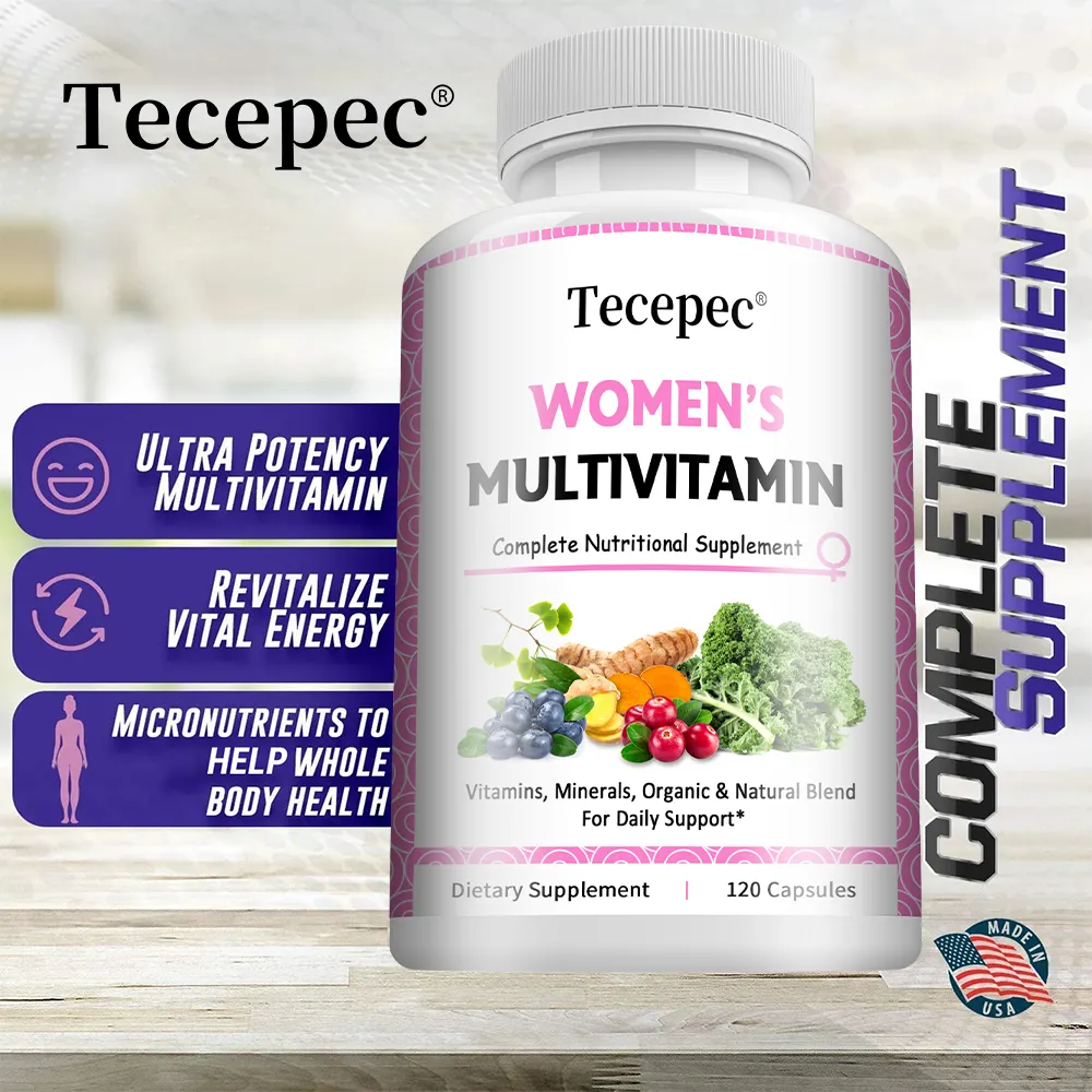 Women's Multivitamin Multimineral Capsules - Magnesium Biotin Calcium Selenium Supports Skin Nails Joint Bone Immune Energy