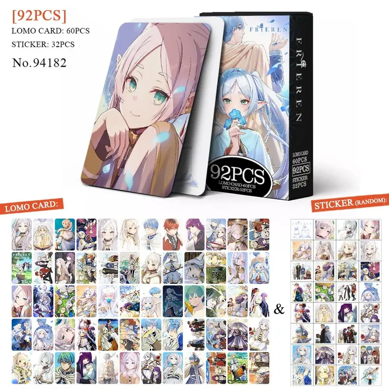 Anime Aanval op Titan‌ Lomo Kaart Ansichtkaart Speelgoed Haikyuu Apotheker Dagboeken Honkai Star Rail Collectie Kaarten Met Stickers Gift