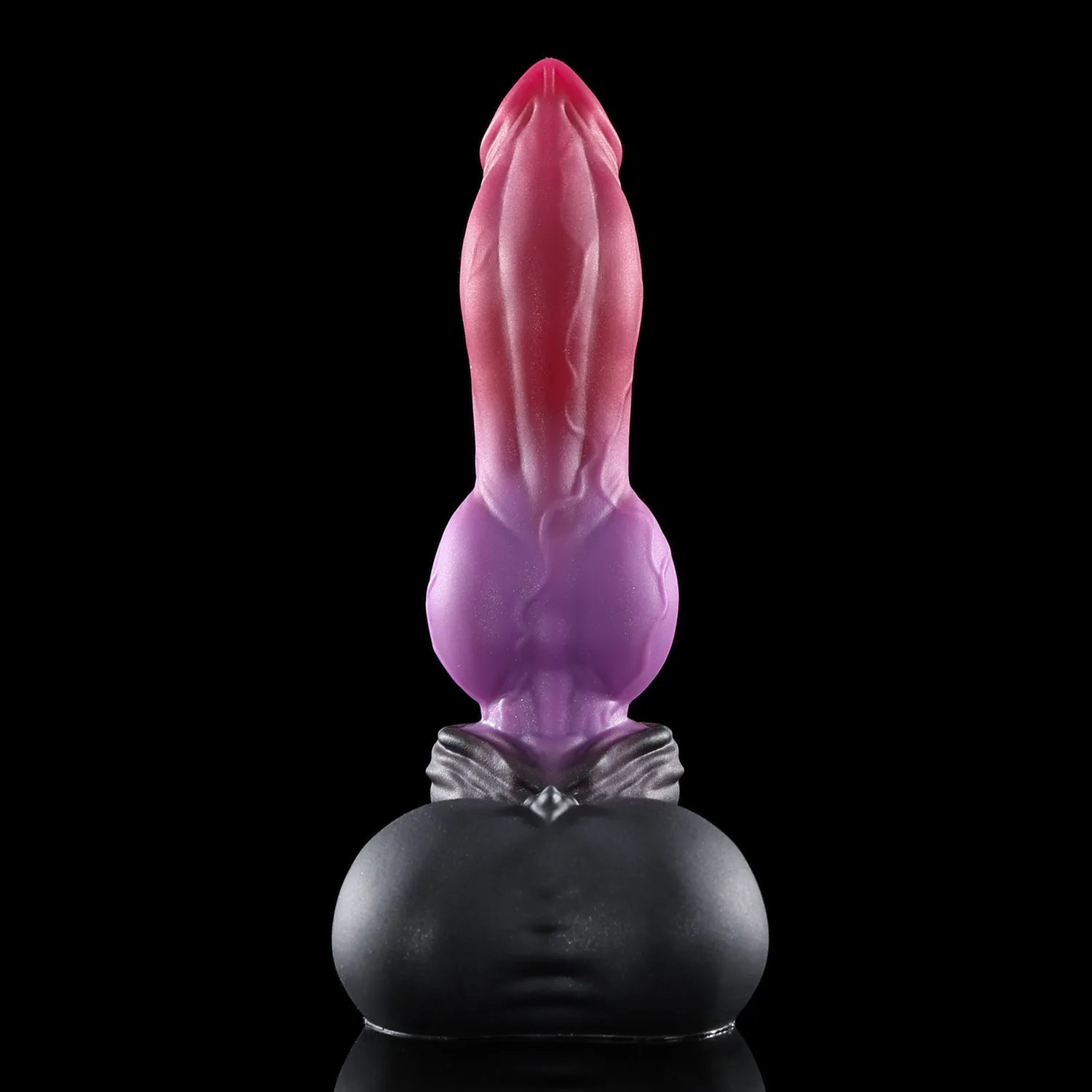 Nothosaur Purplish Red Realistic Huge Anal Plug Butt Plug Animal Fantasy Dildo Massage Anus Dilator Sensual Exploration Sex Toy