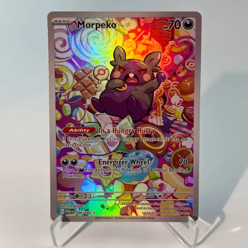 Paradox Rift PKM Cards PTCG3-C Tapu Koko Minun Rainbow Gengar ex Holographic Ex GX Rare Collection Battle Toys Gifts for Hobbies