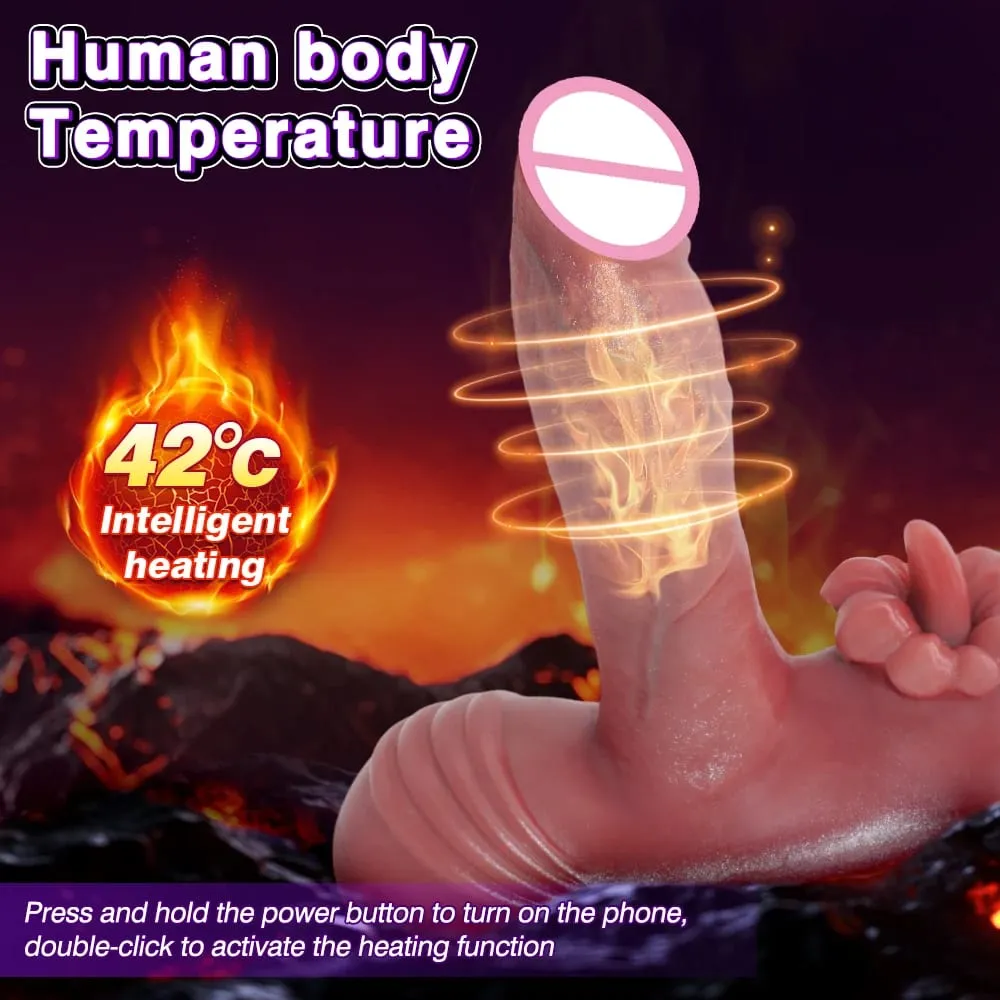 Makatotohanang Dildo Vibrator Umupo at Sumakay 6 IN 1 Vibrating Remote Control Vagina Anal G Spot Clitoral Stimulator Sex Toys para sa mga Babae