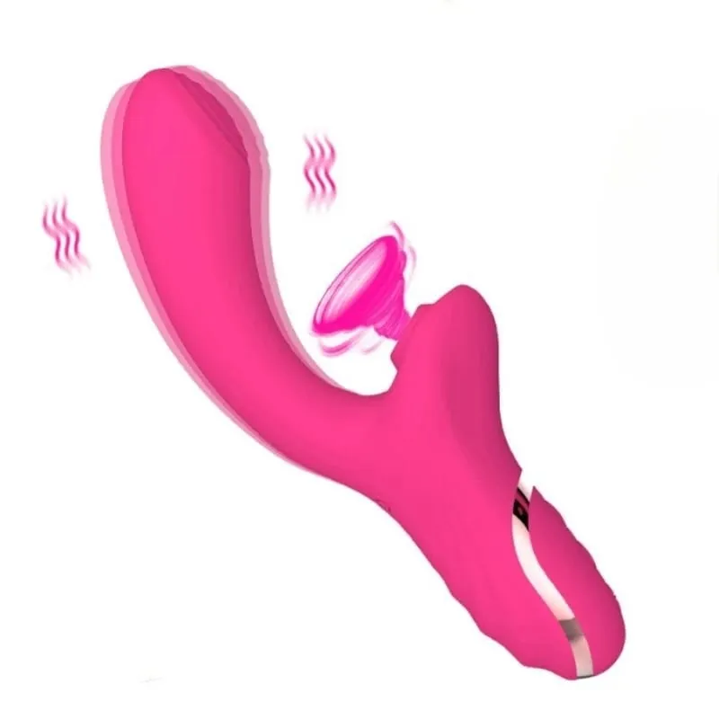 Double Clitoris Stimulator G-Spot Vibrator Powerful Tapping Fapping Finger Anal Dildo Vagina Massager Sex Toys for Women Adults