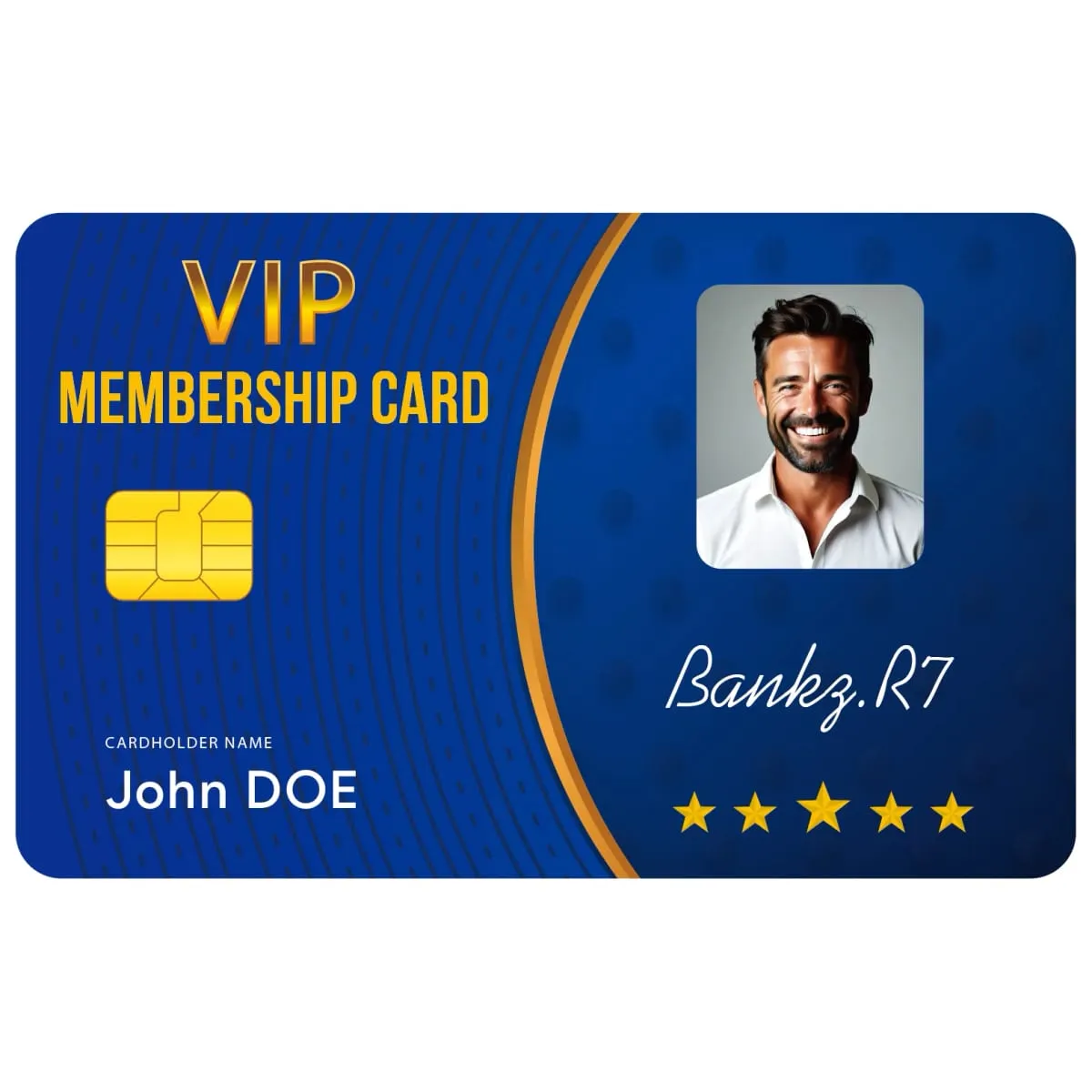Custom 1 PCS Fan Club Membership Card PVC Plastic VIP Loyalty Card for Influencers Supporters Commemorative Worldwide Shipping