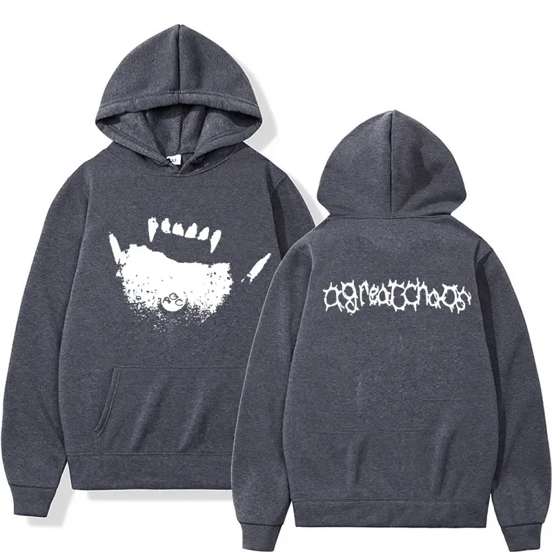 Ken Carson AGC Actual Hate Teen X Vamp Hoodie Harajuku Fashion Trend Y2K Sweatshirts Men Women Chaos Opium Merch Hoodie