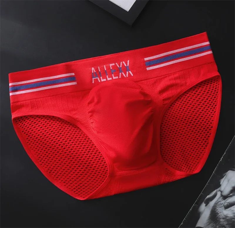 Seluar dalam Nen Huruf pinggang lebar cuecas maskulin sexys tøy men cueca mesh sissy lencerías muy hot U convex calzoncillos hombre