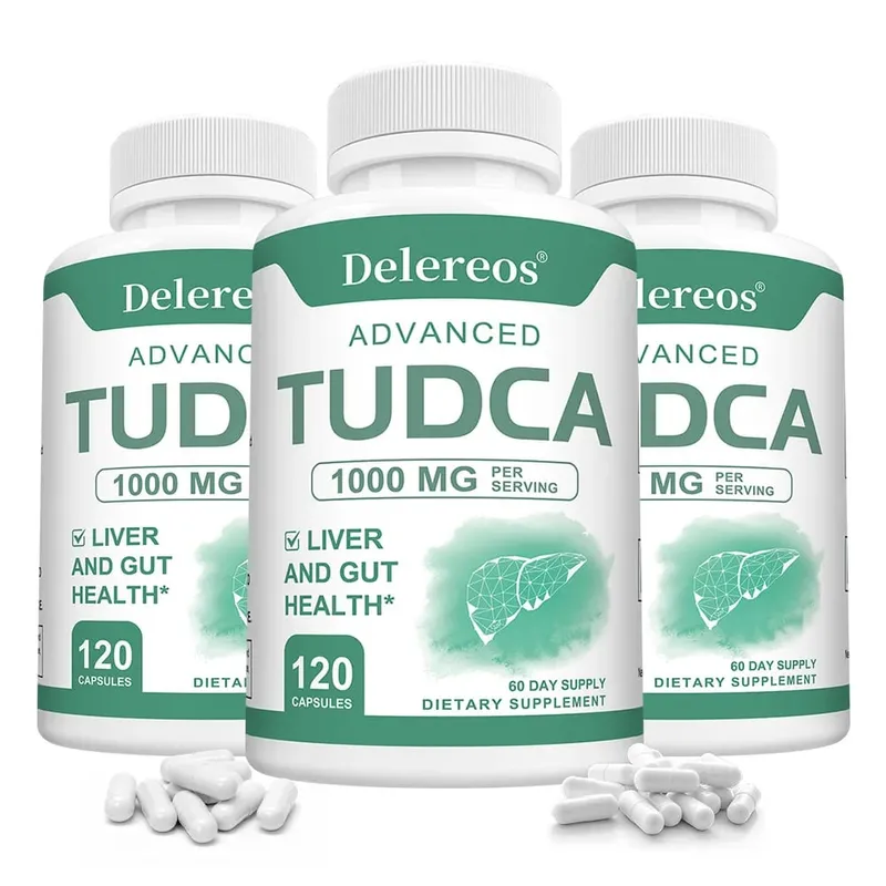 Premium TUDCA Liver Capsules 1000mg Liver Detox Cleansing & Repair Gallbladder & Kidney Support Non‑GMO Vegetarian