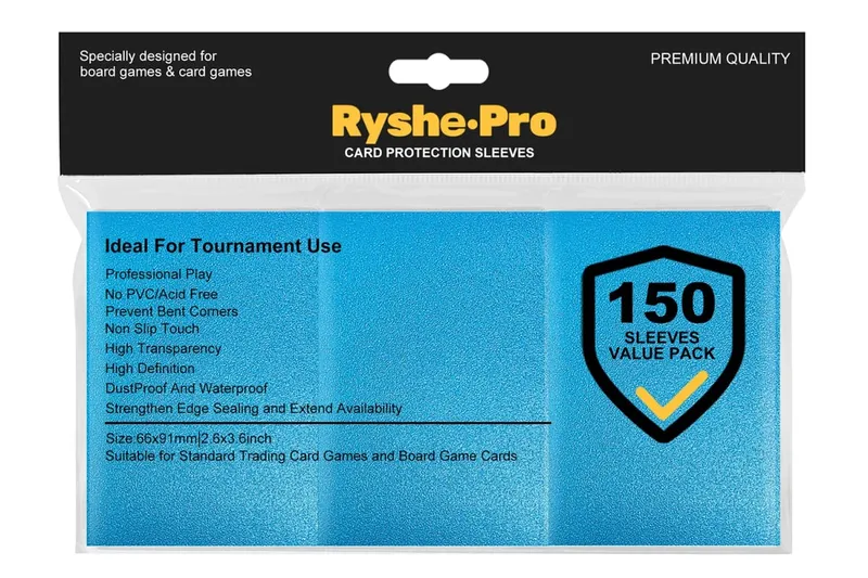 100pcs 2.5"x3.5" Premium Trading Card Sleeves 66x91mm Standard Sized Board Game Cards for MTG Magic Gathering Lorcana Game Card