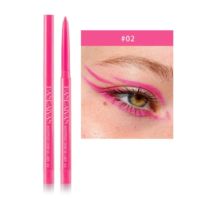 1PC White Matte Eyeliner Gel Pen Long Lasting Waterproof Eye Liner Pencil Quick-drying Non-smudge Eye Makeup for Women Cosmetics