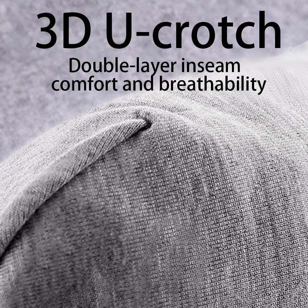 4Pcs Men's Underpants Breathable Cotton Men's Briefs 3D Cutting U Pouch Design Boxer Men Soft Touch Man Underwear