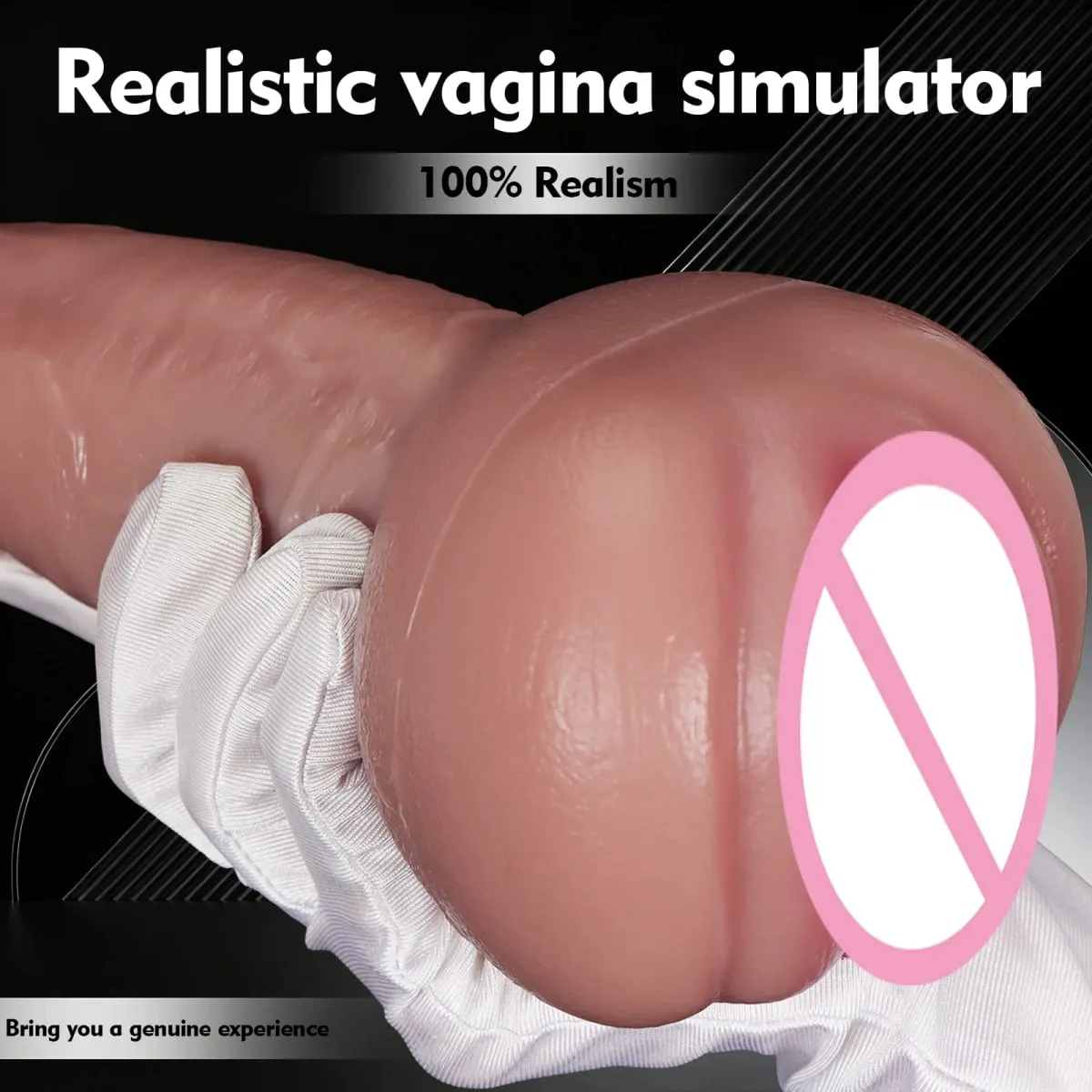 New Realistic Dildo Penis Pussy Extender Penis Sleeve Anal Vagina Stimulator for Men Male Masturbation Sex Toys for Couple Gay