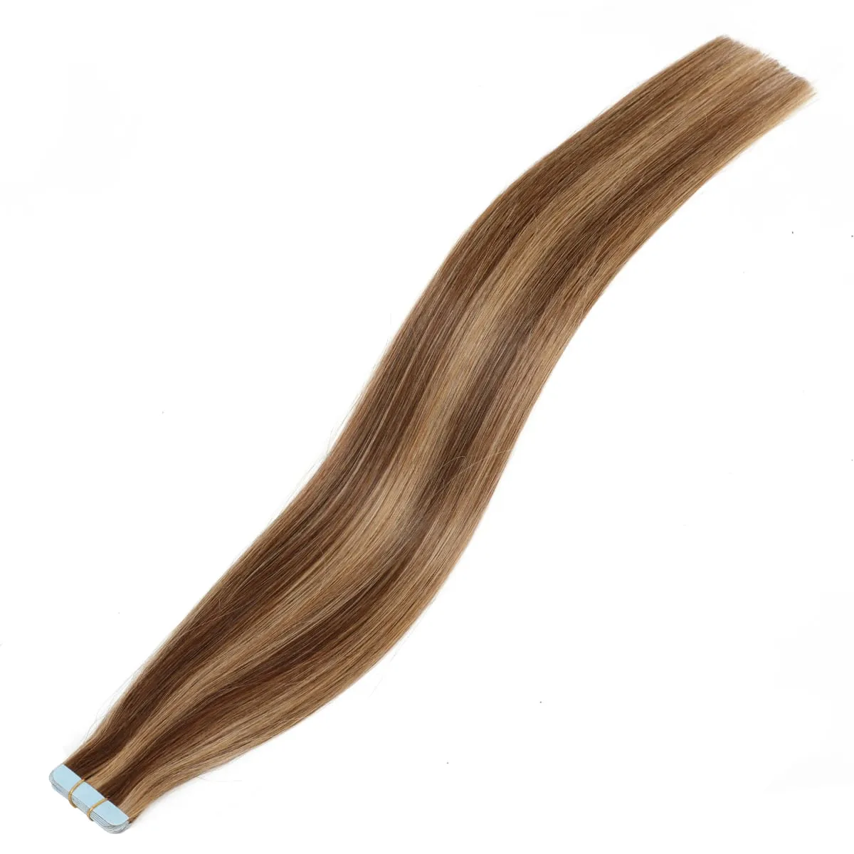 Invisible Tape-In Hair Extensions Straight Human Hair Seamless Invisible Skin Weft Design Smooth Soft Natural Texture No Frizz Easy To Wear