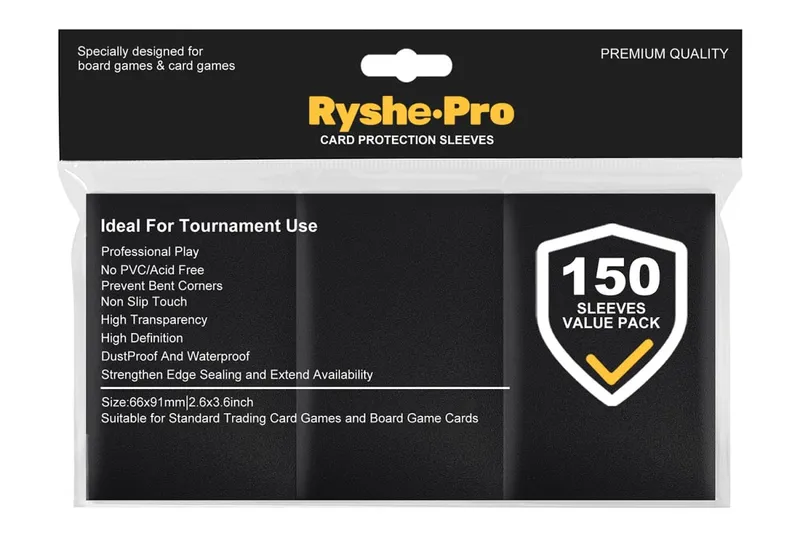 100pcs 2.5"x3.5" Premium Trading Card Sleeves 66x91mm Standard Sized Board Game Cards for MTG Magic Gathering Lorcana Game Card