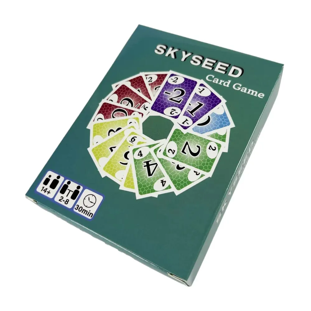 Skyseed Card Game 150 Playing Cards Board Game Deck Fun Action Edition Social Collective Games Christmas and Halloween Gifts
