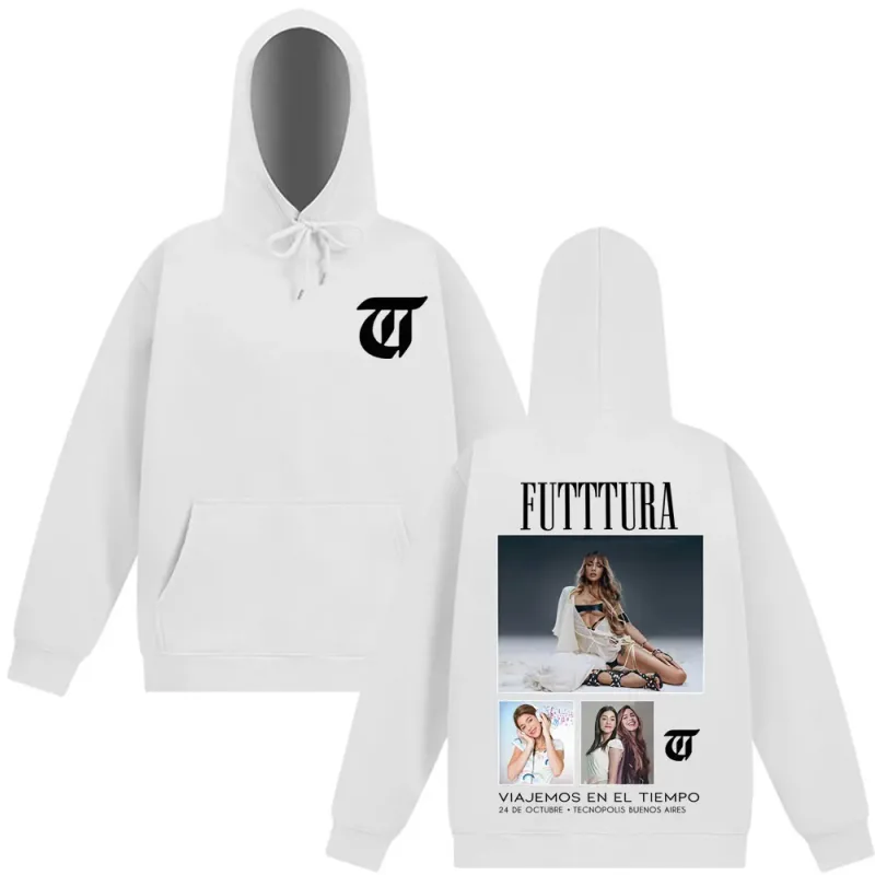 Singer TINI STOESSEL Futtura Album 2025 Tour Hoodie Men Women Aesthetic Trendy Sweatshirts Long-sleeved Loose Harajuku Pullover