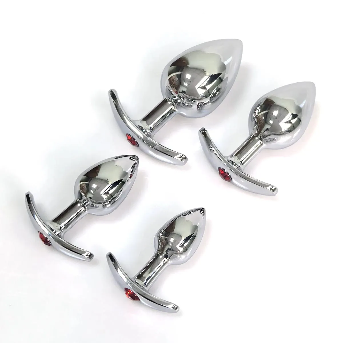 4 Size Metal Anal Plug Anchor Base Fit the Hip Design Tail Female/Male Dildos Couples Adults Game Adult Toys Sex Toys