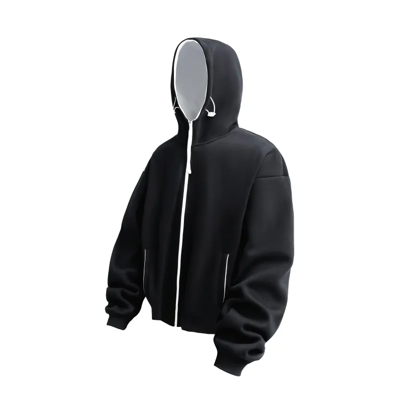 2026 Spring Cotton Hooded Hoodies Men Fashion Youthful Vitality Casual Outerwear Mens Zipper Hoodie Coat Hooded Sweatshirt Tops