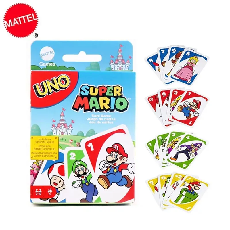 Mattel Games UNO Flip! Toy Game Board Game Cards Hot Wheels No Mercy Super Mario Toy Story DOS Minecraft Elite F1 Collectible
