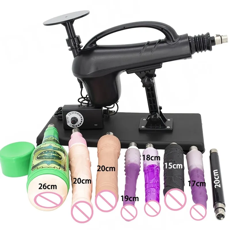 Automatic Sexual Machine 3XLR Dildo Attachments Female Masturbation Vibrator Massage Gun Sex Toys for Men Couples Adult Products