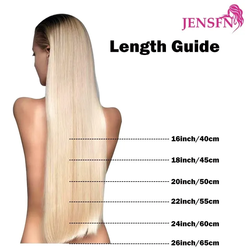 Straight 100% Real Human Hair Weft Bundles Extensions 50g/Pcs 16"-24" Remy Natural Hair Sew In Weaves Brown Blonde Color
