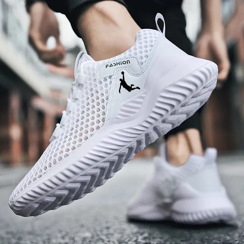 Homem branco sapatos baratos tamanho grande 46 tênis de corrida unisex malha respirável sapatos esportivos dos homens trianers zapatillas correndo hombre