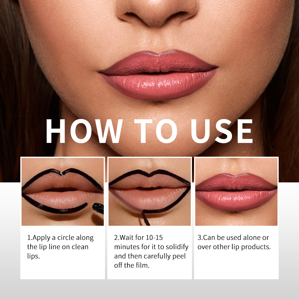 Peel Off Lip Stain Magic Lips Tattoo Long Lasting Waterproof Smudge Proof Transfer Proof เครื่องสำอางค์ Matte Lip Liner ดินสอ