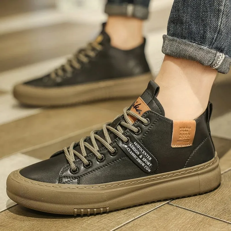 Men's Casual Sports Shoes Fashionable Retro Classic Handmade Design Breathable and Warm Suitable for All Seasons Ideal for Daily Wear Outdoor Activities Mountaineering Hiking Durable and Wear-Resistant Not Easily Dirty Hiking Shoes Fun Run