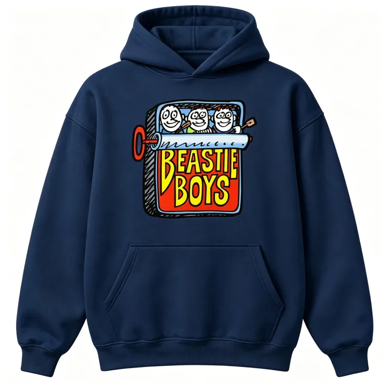 Beastie Boys Hip Hop Music Vintage Design Men's Hoodie Autumn Winter Casual Women's Hooded Sweatshirt Unisex Cotton Coat Top