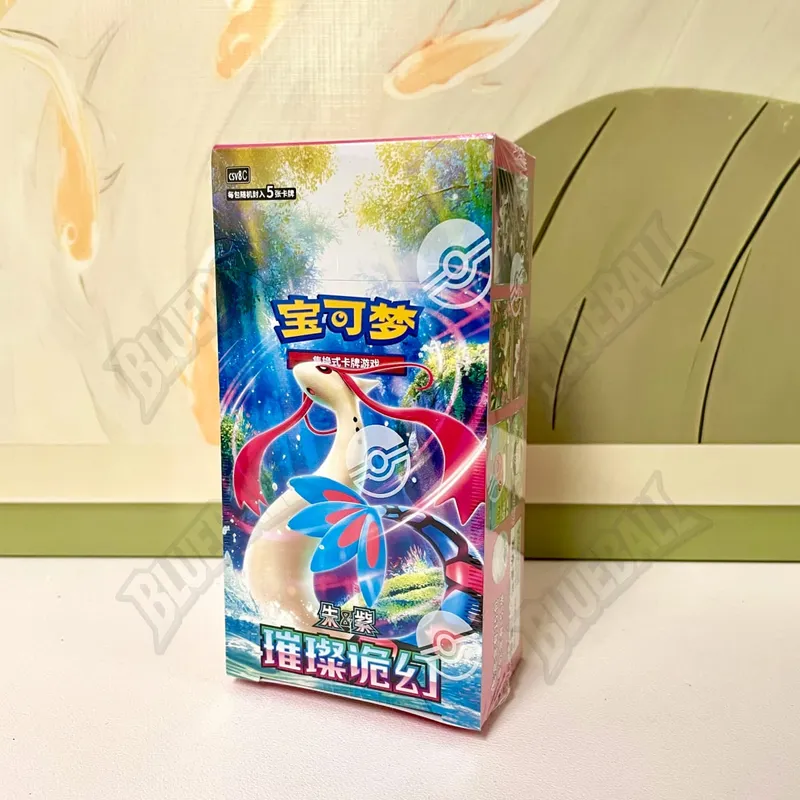 Pack de gemmes pokemon Violet écarlate Original Vol6, boîte fine TCG, cartes de combat à collectionner, Version chinoise simplifiée, jouets, cadeau