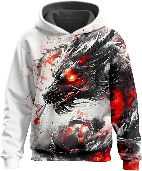 Chinese Dragon 3d Print Hoodie Men Women Fashion Hip Hop Hoodie Sweatshirt Autumn Winter Clothes Men Tracksuit Sudadera Hombre