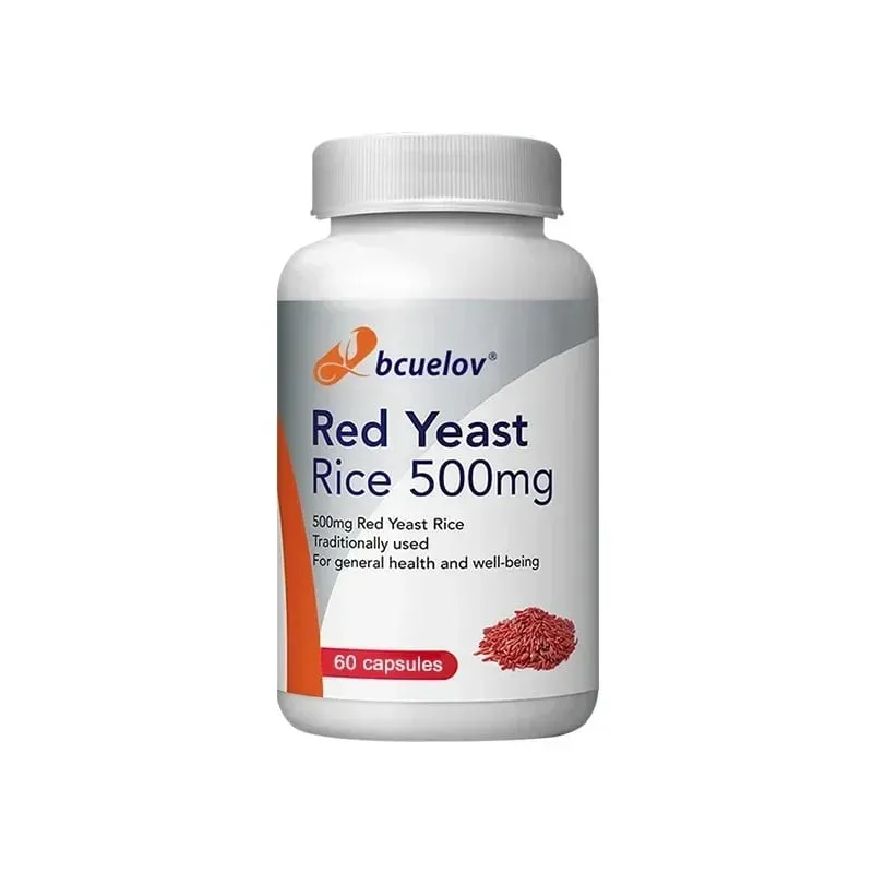 Red Yeast Rice Extract 500 Mg Vegetarian– Advanced Healthy Heart Formula for Cardiovascular Health Supplement