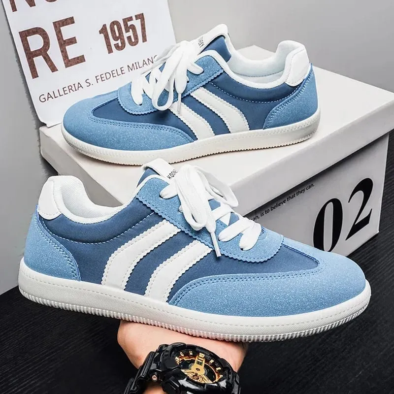 Fashion Blue Casual Sneakers For Men Large Size 48 Low-cut Designer Shoes Man Sports Shoes Outdoor Non-slip Men's Running Shoes