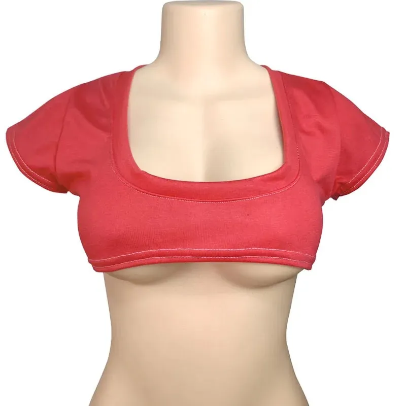 Solid Tank Tops Sexy Crop Vest Solid Harajuku Korean Female Short Sleeve Club Party Nightwear Summer Women Tops
