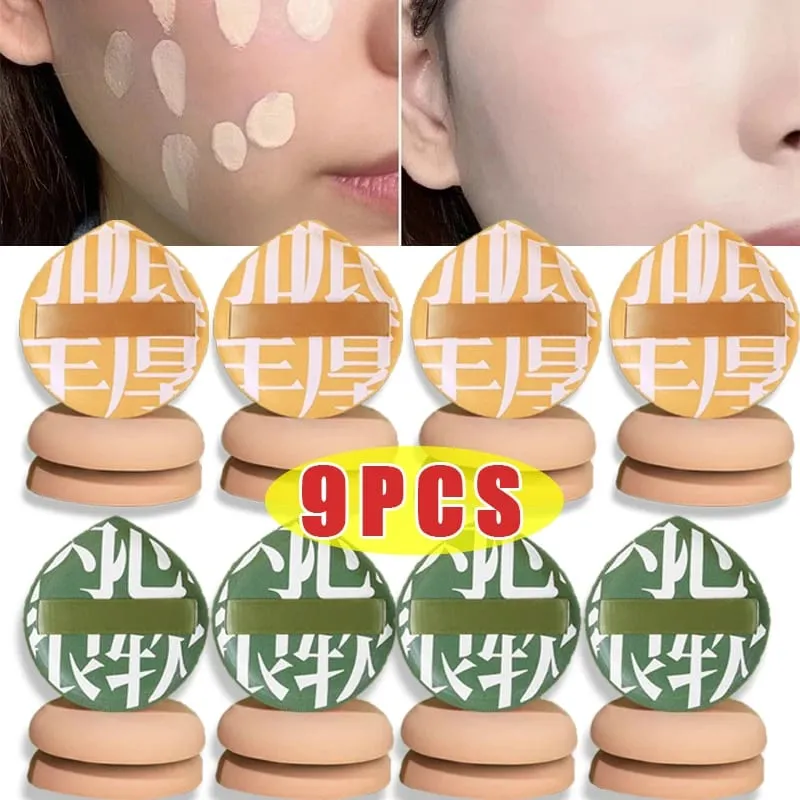 2026 Super Thick Soft Makeup Puffs Large Cotton Velvet Powder Puff Liquid Foundation Sponge Cosmetics Tools Wet Dry Use Puff