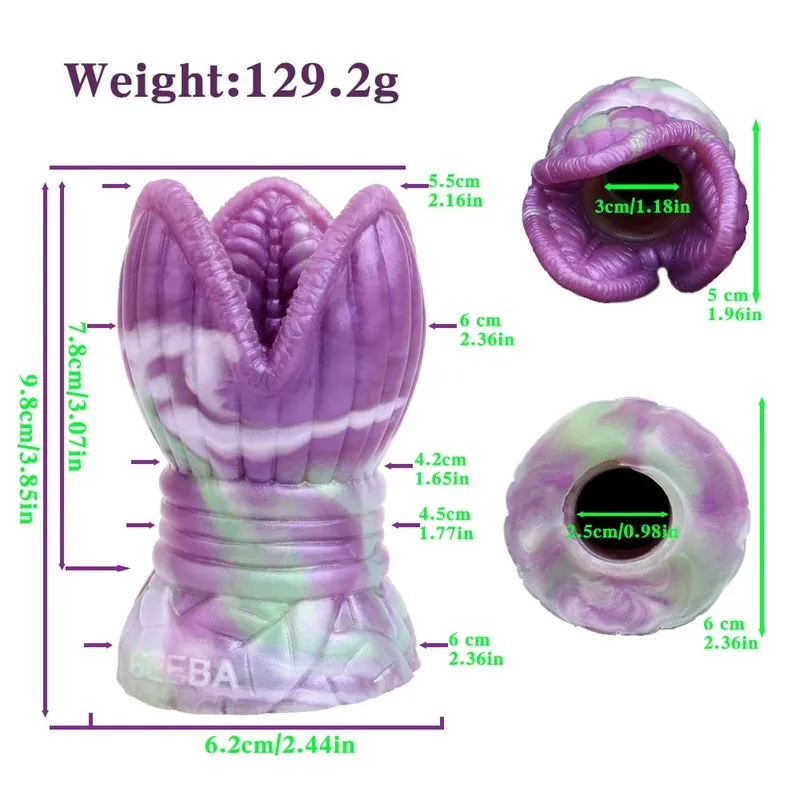 Wearable Butt Plug Type Airplane Cup Hollow Anal Dilator Female Anus Expansion Silicone Sex Toys For Men Women Flirting