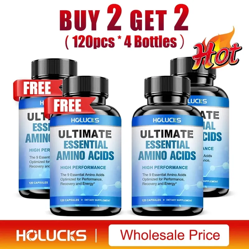 Advanced Body Building Amino Acid Capsules-Helps Increase Strength Endurance Protein Synthesis Build Muscle Mass Abs Energy
