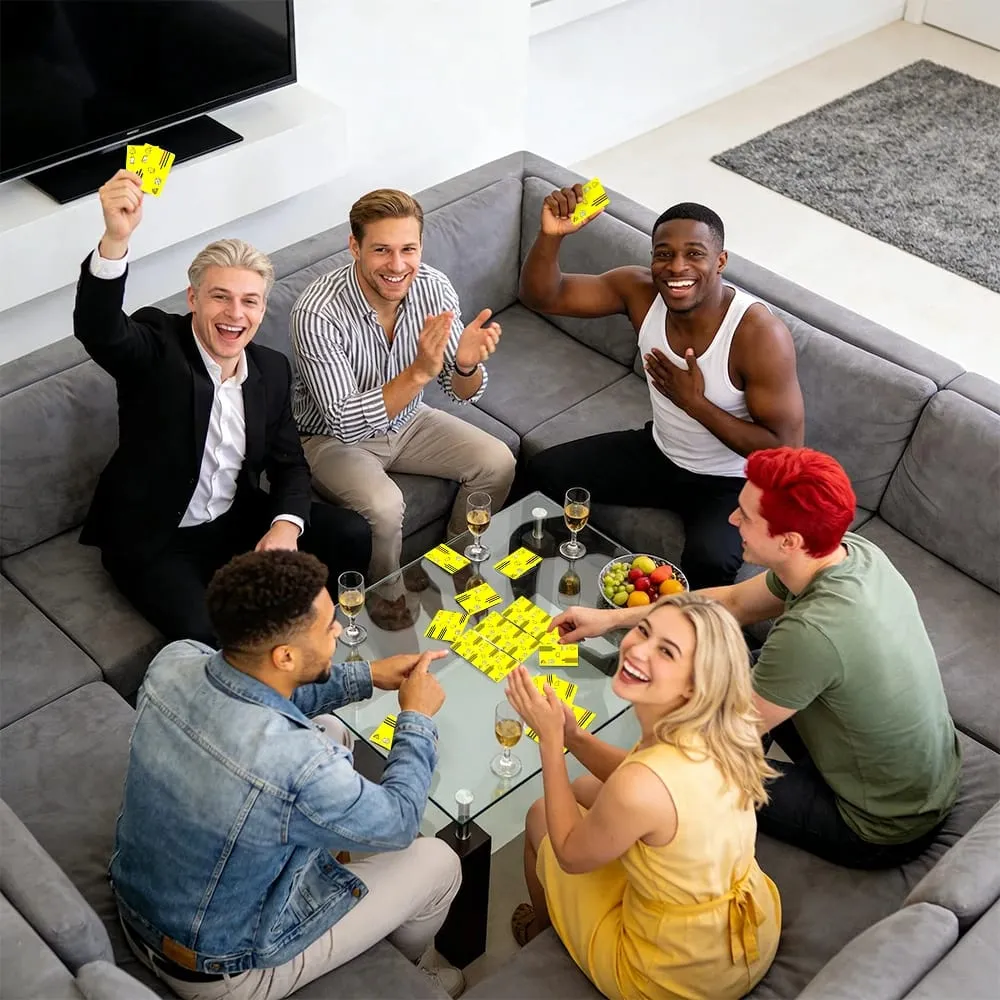 Cute Card Game Board Game English Version Fast-Paced Party Game for 3-8 Players Family Friends Entertainment Board Game