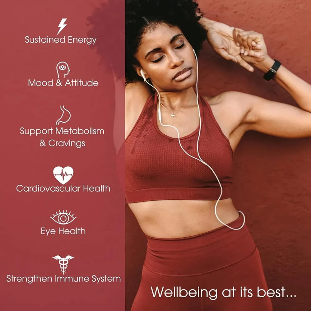 Saffron Supplements With Saffron Flower Extract Curcumin & Zinc for Mood Memory & Eye Health Joint Supplements for Men Women