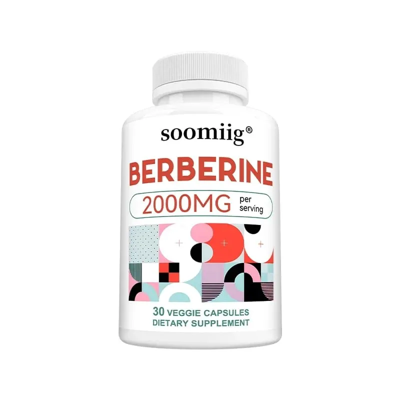 2000 Mg Berberine Supplement Capsules Supports Metabolism Regulates Blood Sugar Levels and Enhances The Immune System