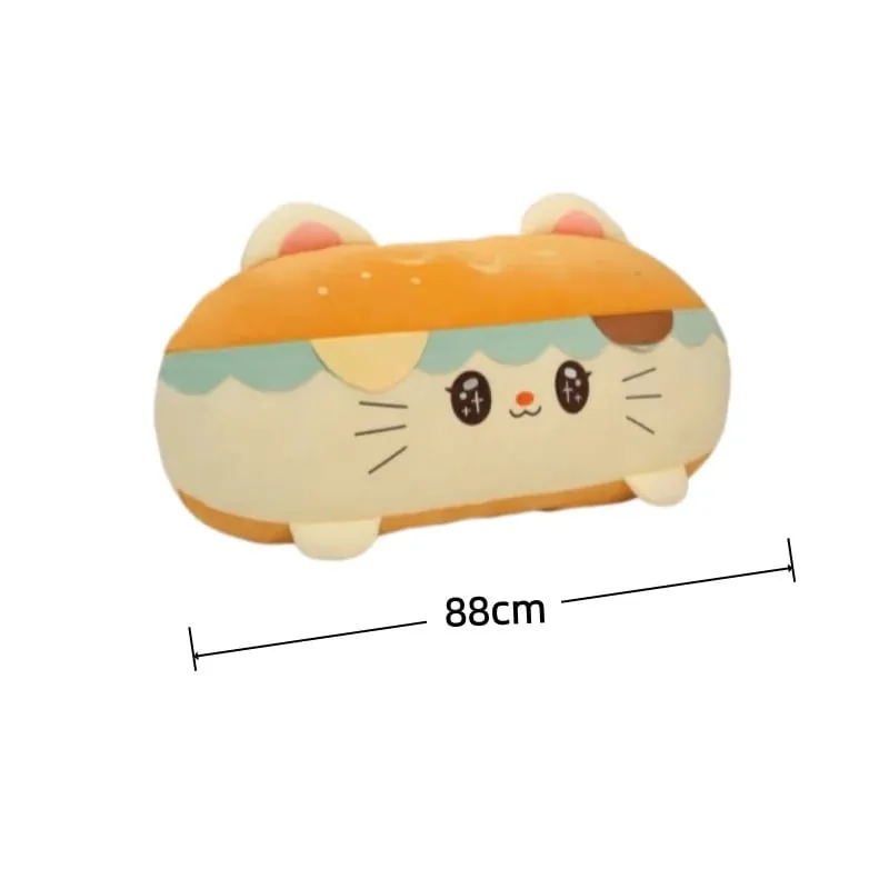 Hamburger Plush Cushion 58/88cm Stuffed Pillow Kawaii Sofa Bed Seat Decor Cushion Adorably Home Decor Toys Birthday Gifts — image 12