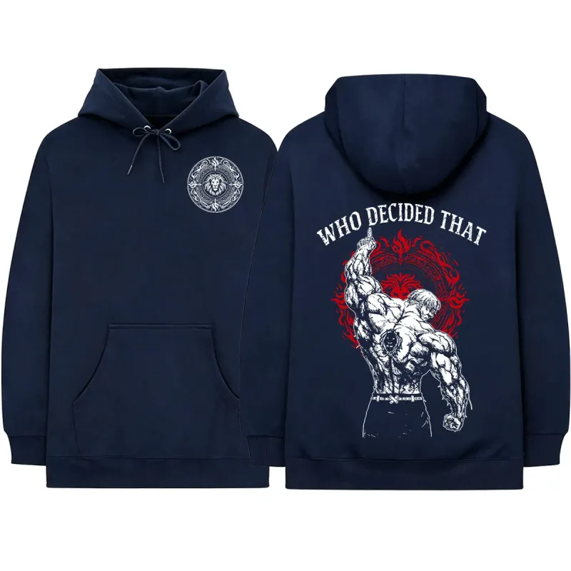 Anime The Seven Deadly Sins Escanor Manga Hoodies Men's Women Clothing Fashion Fleece Long Sleeves Hooded Sweatshirts Streetwear