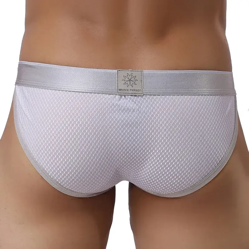 Sexy Men Underwear Briefs Breathable Underpants U Convex Pouch Low Waist Male Panties