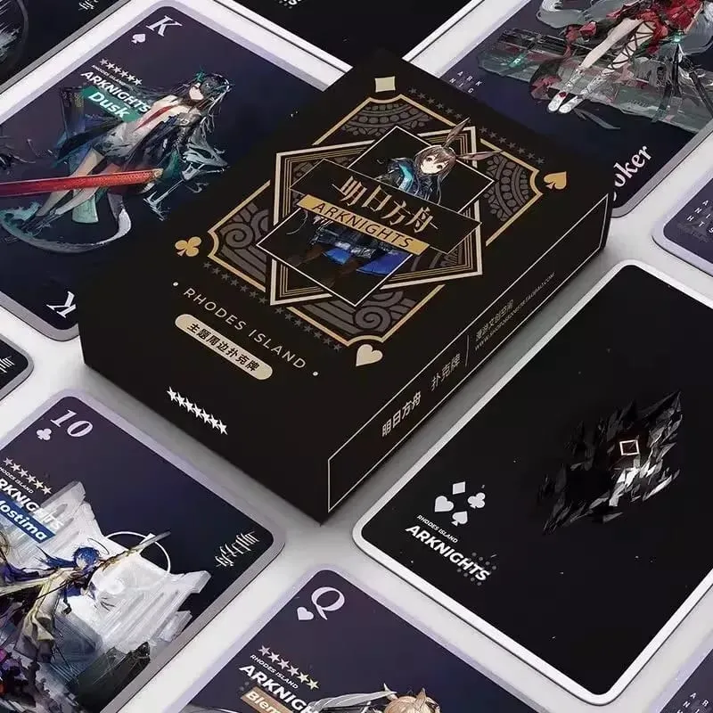 54PCS Arknights Game Character Poker Playing Cards Limited Edition Collectible Photo Fans Collection Gift