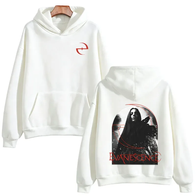 Sanctuary Logo Hoodie Evanescence Rock Band Pullovers Fashion Unisex High Street Sweatshirts Casual Long Sleeve Loose Streetwear