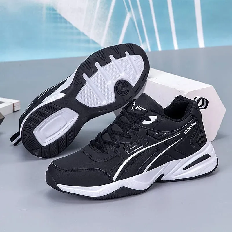 Men's classic retro casual sports shoes Four seasons soft-sole waterproof outdoor youth running shoes breathable light sneakers