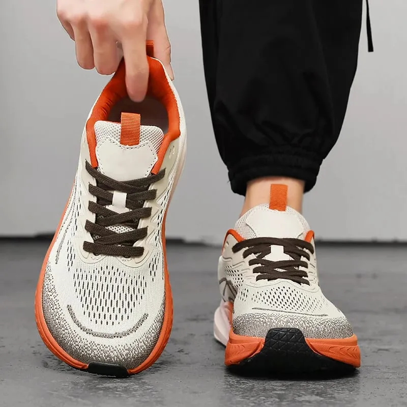 Outdoor Men's Casual Sneakers Minimalist Barefoot Shoes Running Shoes Lightweight Breathable Zero Soles Wide Toe Walking Shoes