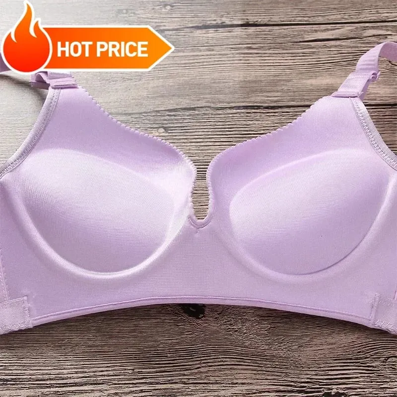 Women's Push Up Bra Set 8CM Super Thick Padded Lingerie with Adjustable Straps Comfortable Supportive