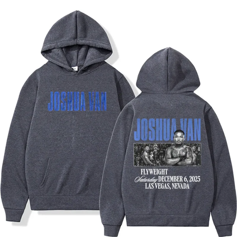 Joshua Van The Fearless Fan Gifts Hoodies Men's Clothing Violence Aesthetic Sweatshirt Casual Bodywarmer Fleece Hoodie Pullovers