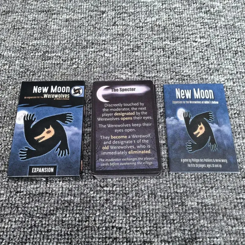Werewolves of Miller's Hollow Card Game Base Set Characters New Moon Expansion Best of Edition Full Set Party Board Game